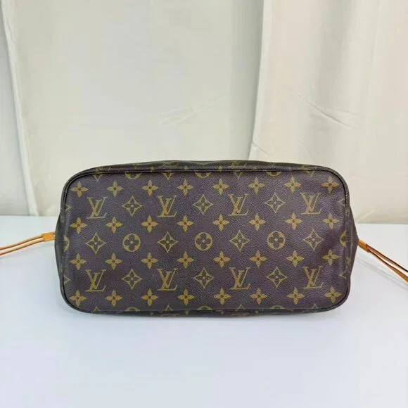 Louis Vuitton Monogram Canvas Neverfull MM Shoulder Bag Tote - Picture 4 of 6